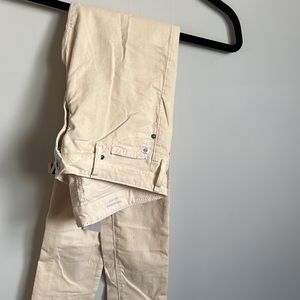 Adriano Goldschmied - Never worn with Tags - Cream/Tan Corduroy Pants Size 25